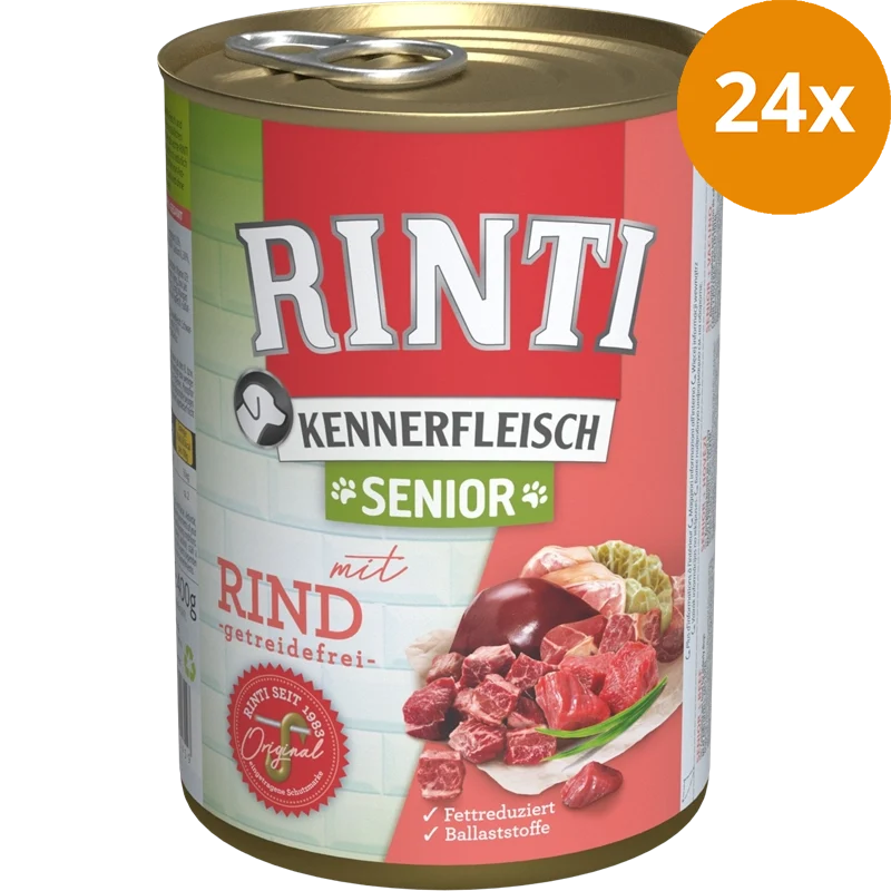 Rinti Kennerfleisch Senior Rind 400 g