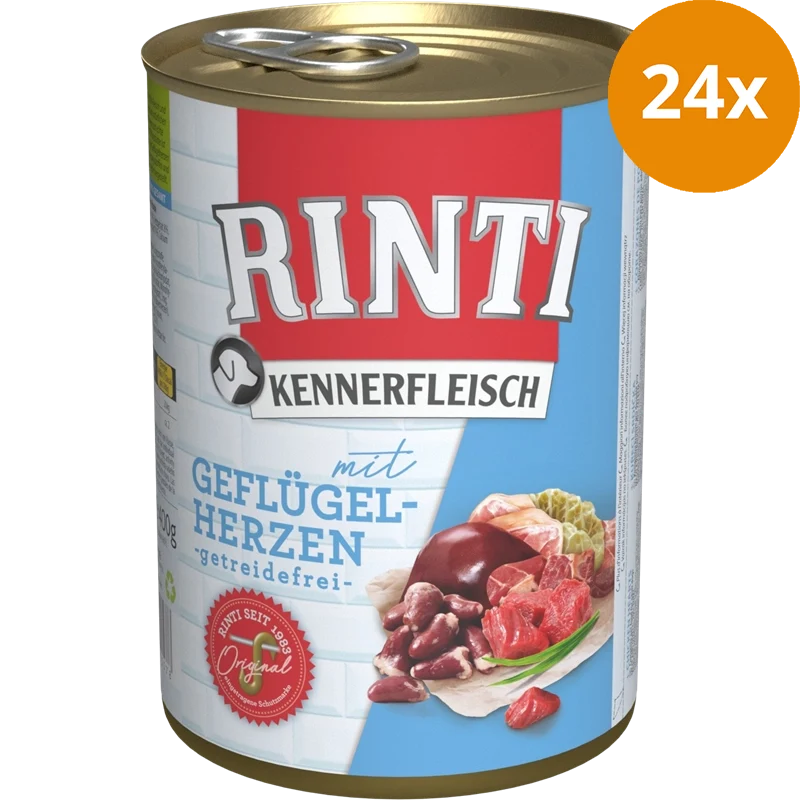 Rinti Kennerfleisch Geflügelherzen 400 g