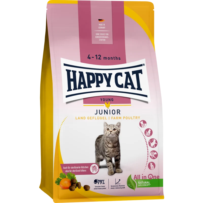 Happy Cat Junior Land Geflügel