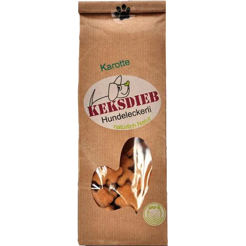 KEKSDIEB Hundeleckerli Karotten Knusperlis 100 g