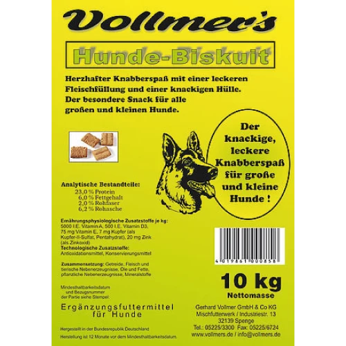 Vollmer's Hundebiskuit 10 kg