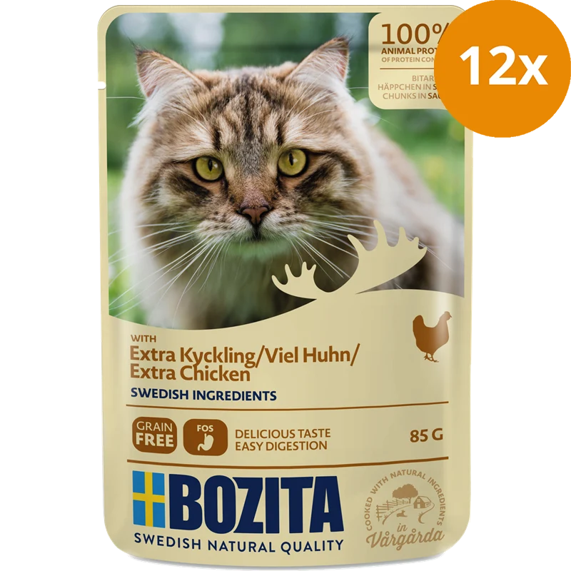 Bozita Häppchen in Soße viel Hühnchen 85 g