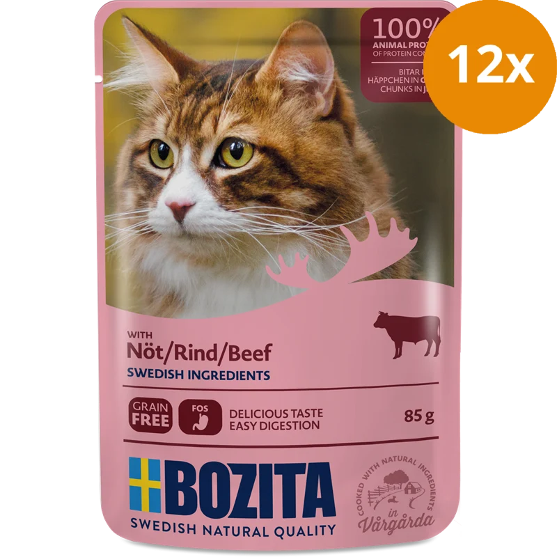 Bozita Häppchen in Gelée Rind 85 g