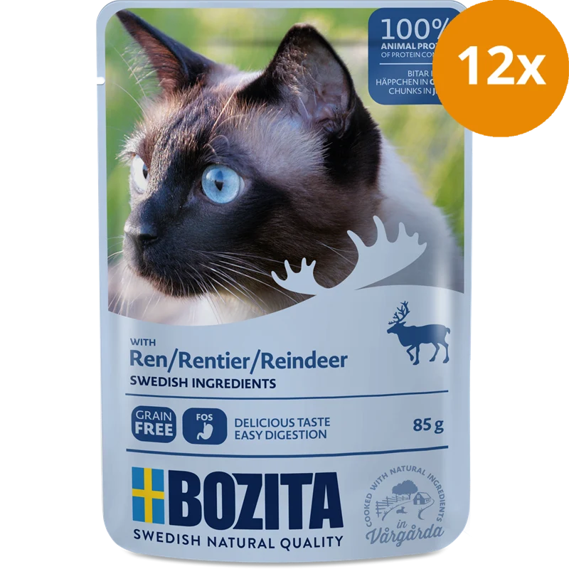 Bozita Häppchen in Gelée Rentier 85 g