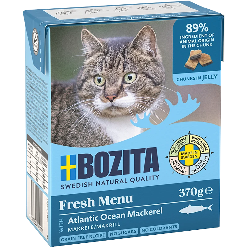 Bozita Häppchen in Gelee Makrele 370 g