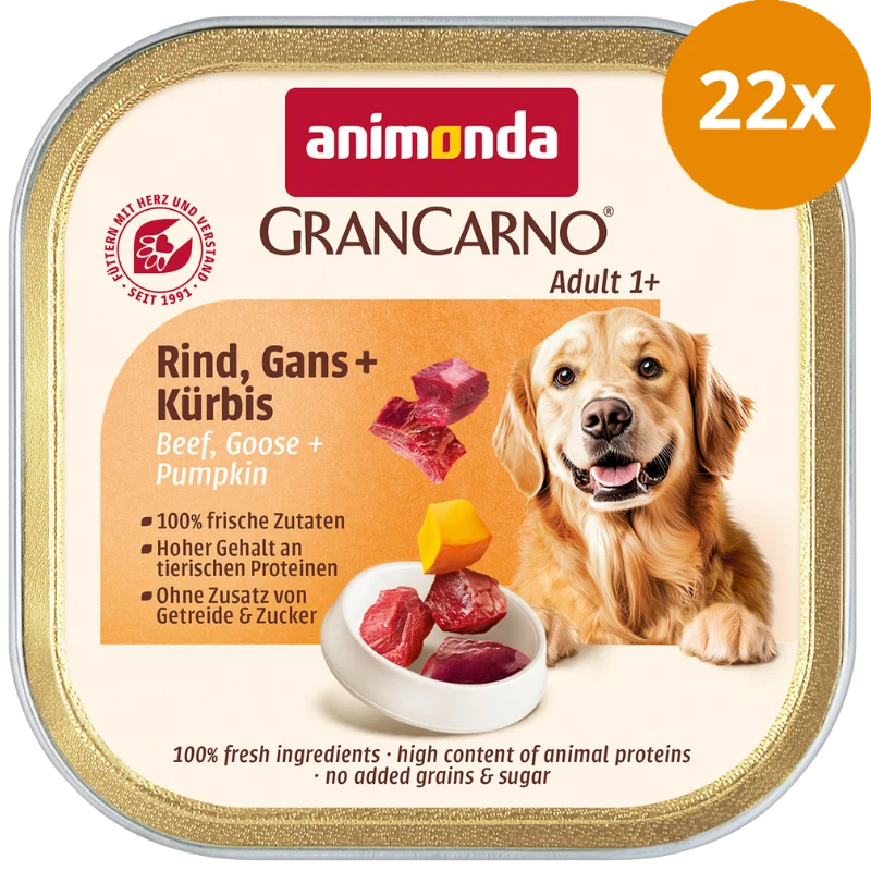 animonda GranCarno Country Rind, Gans & Kürbis 150 g