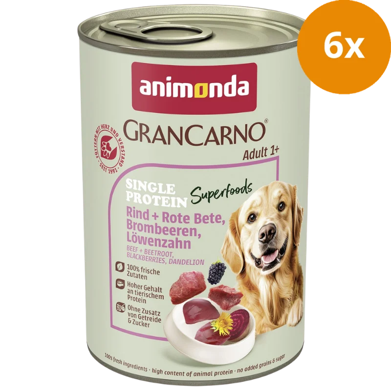 animonda GranCarno Adult Superfoods Rind 400 g