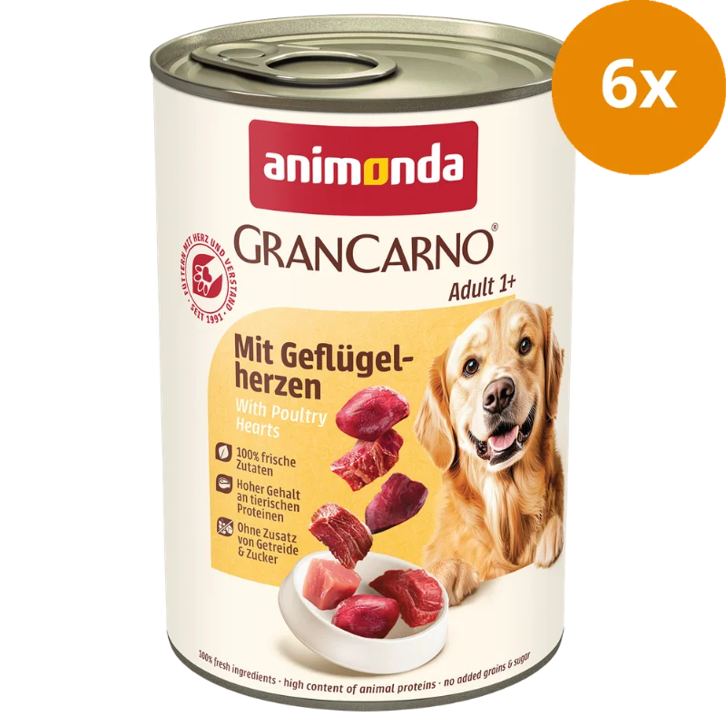 animonda GranCarno Adult Geflügelherzen 400 g