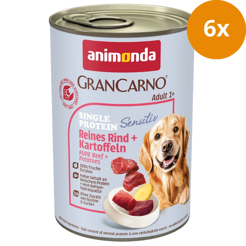 animonda GranCarno Adult Sensitiv Reines Rind & Kartoffeln 400 g