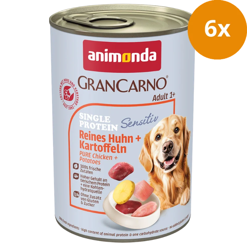 animonda GranCarno Adult Sensitiv Reines Huhn & Kartoffeln 400 g