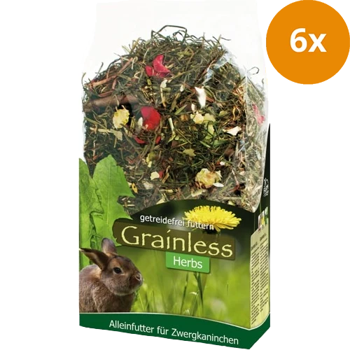 JR FARM Grainless Herbs Zwergkaninchen 400 g
