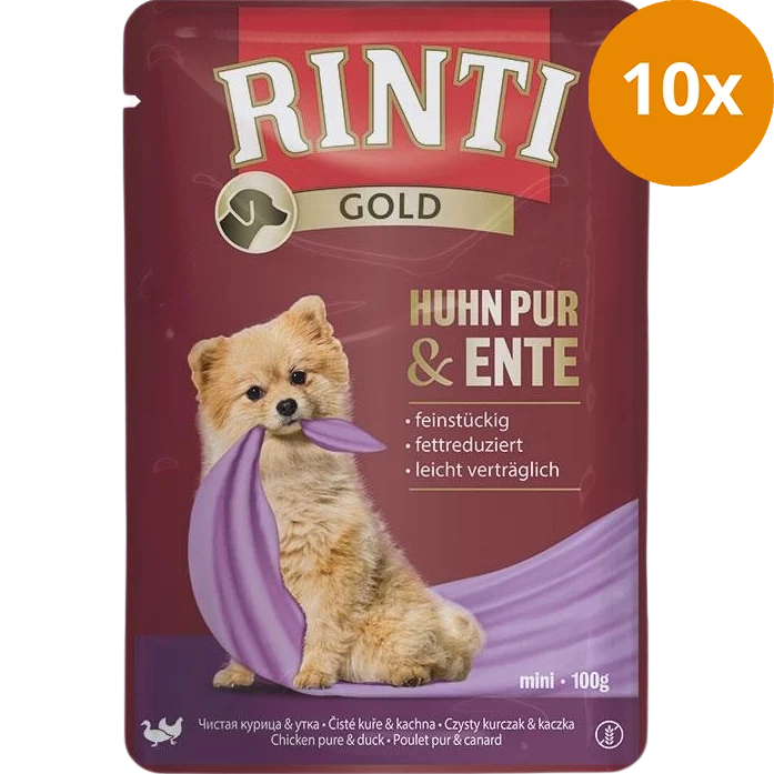 Rinti Gold Pouch Huhn Pur & Ente 100 g