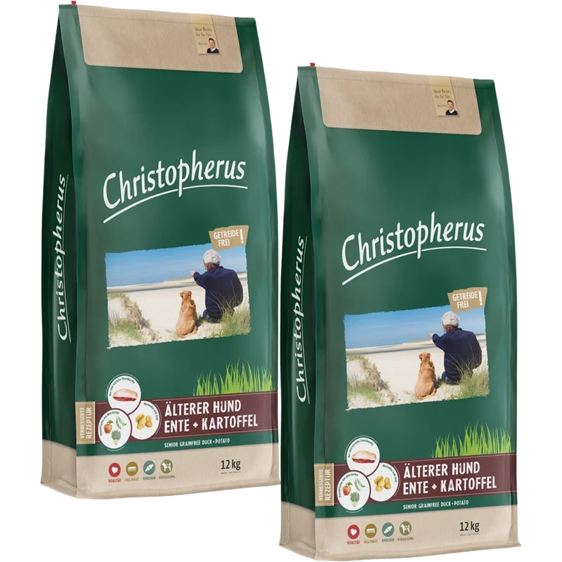 Christopherus Getreidefrei Senior Ente & Kartoffel