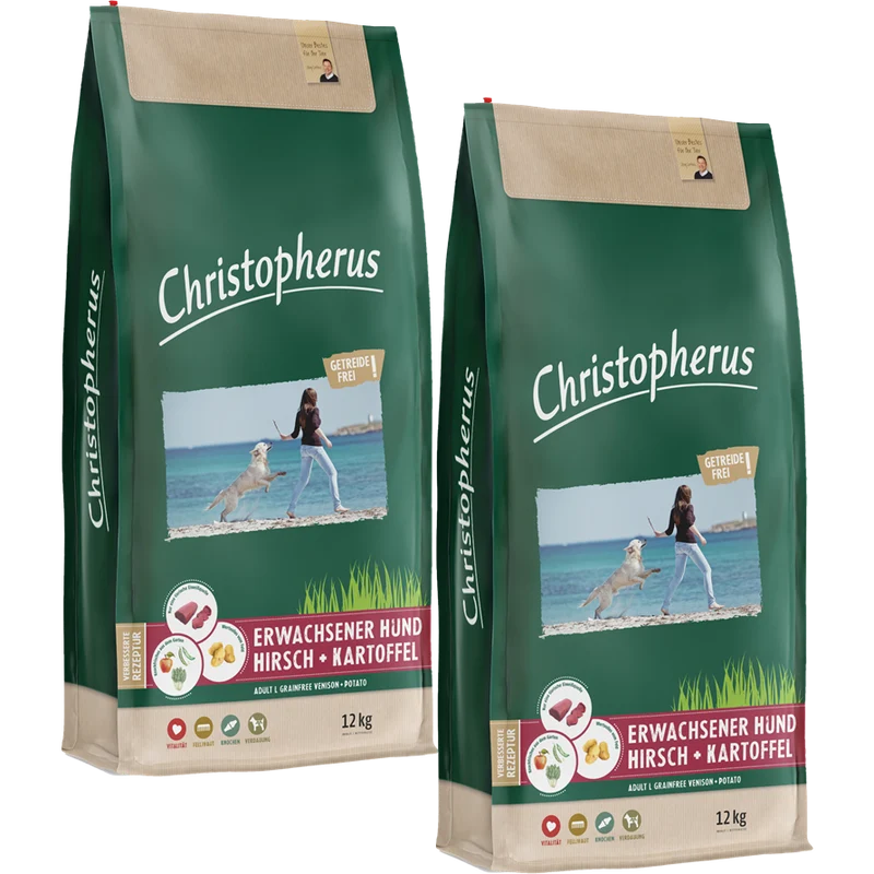 Christopherus Getreidefrei Hirsch & Kartoffel