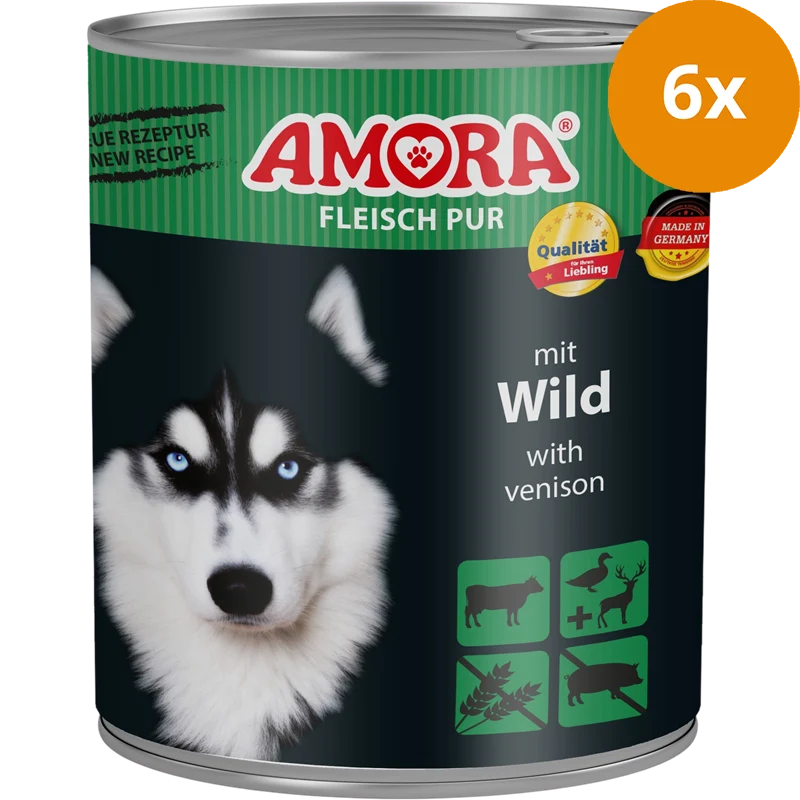AMORA Fleisch Pur Adult Wild 800 g