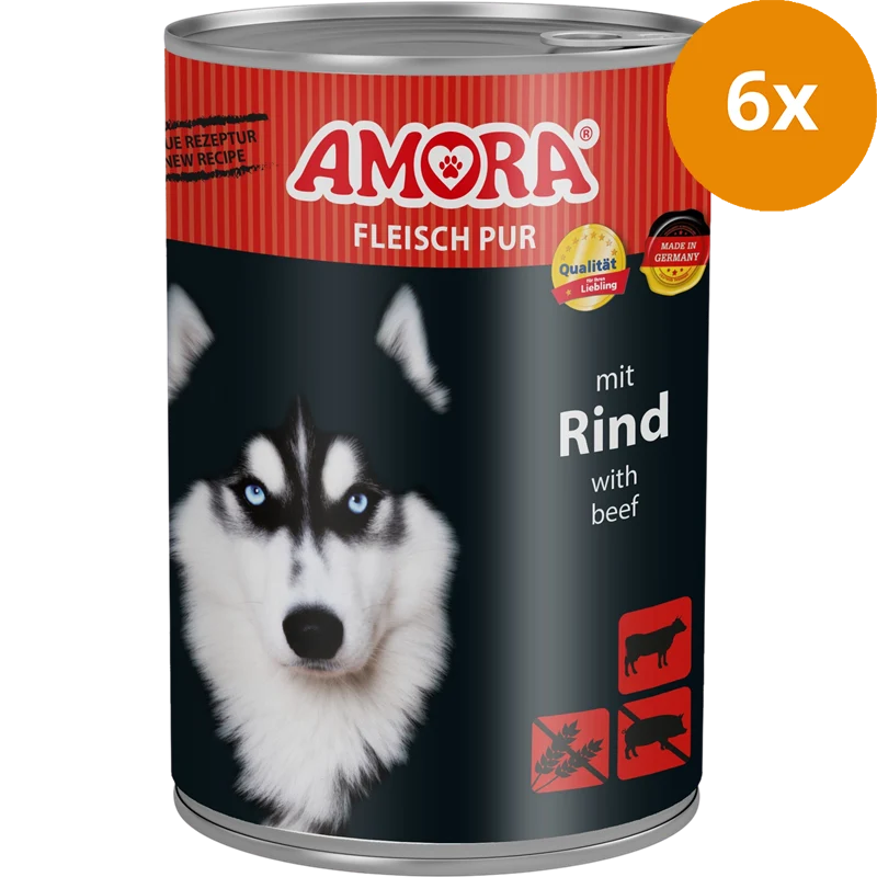 AMORA Fleisch Pur Adult Rind 400 g