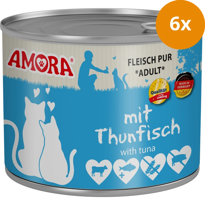 AMORA Fleisch Pur Adult Thunfisch 200 g