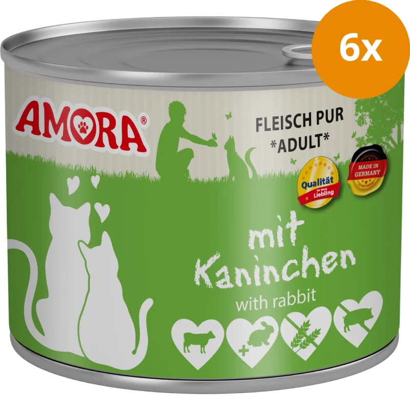 AMORA Fleisch Pur Adult Kaninchen 200 g