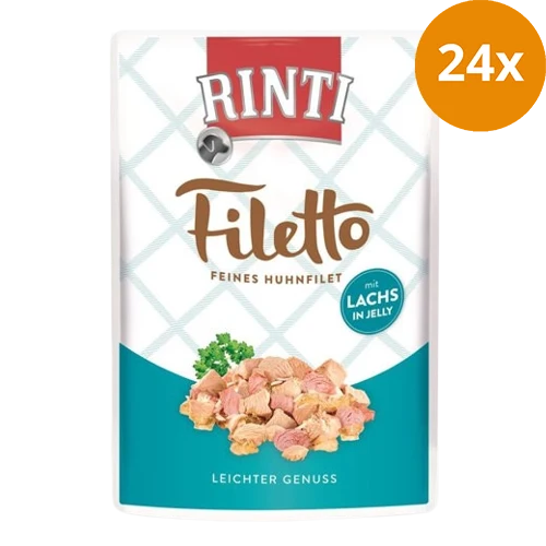 Rinti Filetto in Jelly Huhnfilet & Lachs 100 g