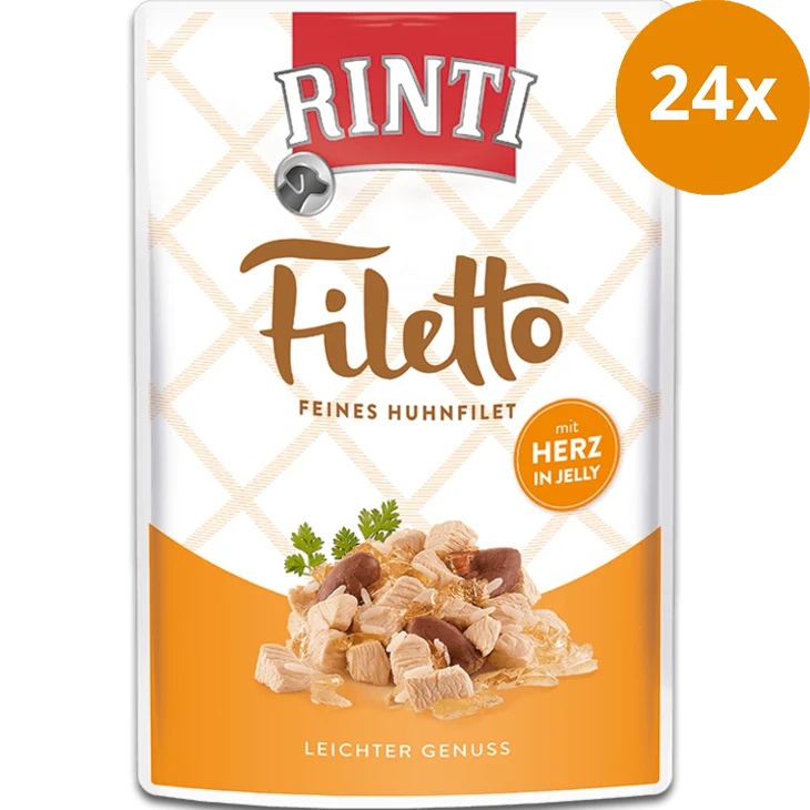 Rinti Filetto in Jelly Huhnfilet & Herz 100 g