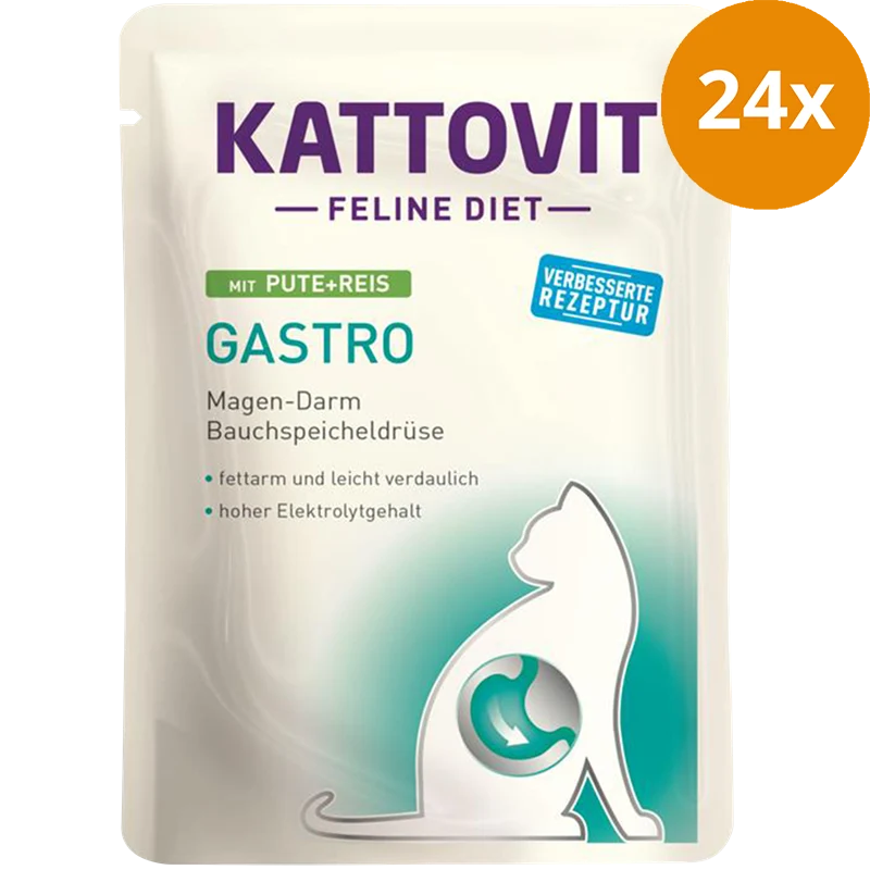 Kattovit Feline Diet Gastro Pute & Reis 85 g