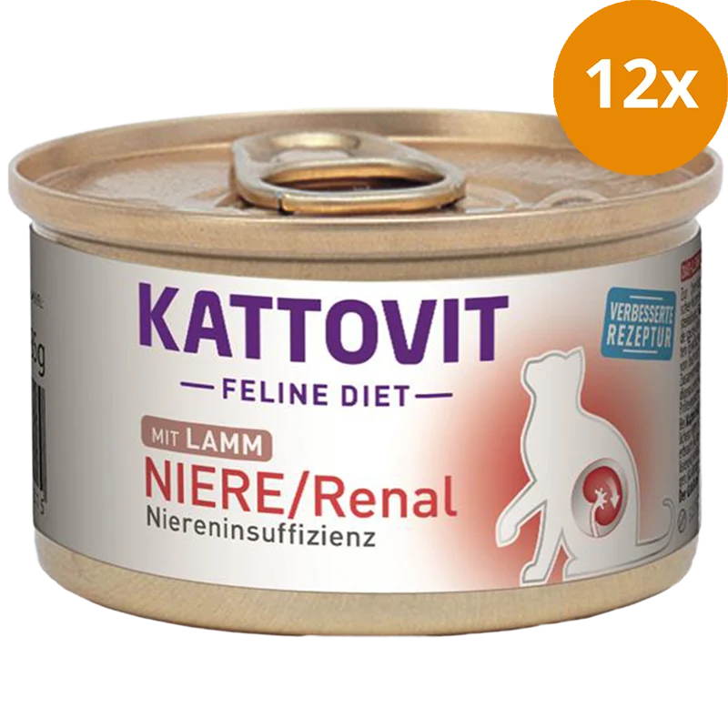 Kattovit Feline Diet Dose Niere / Renal Lamm 85 g