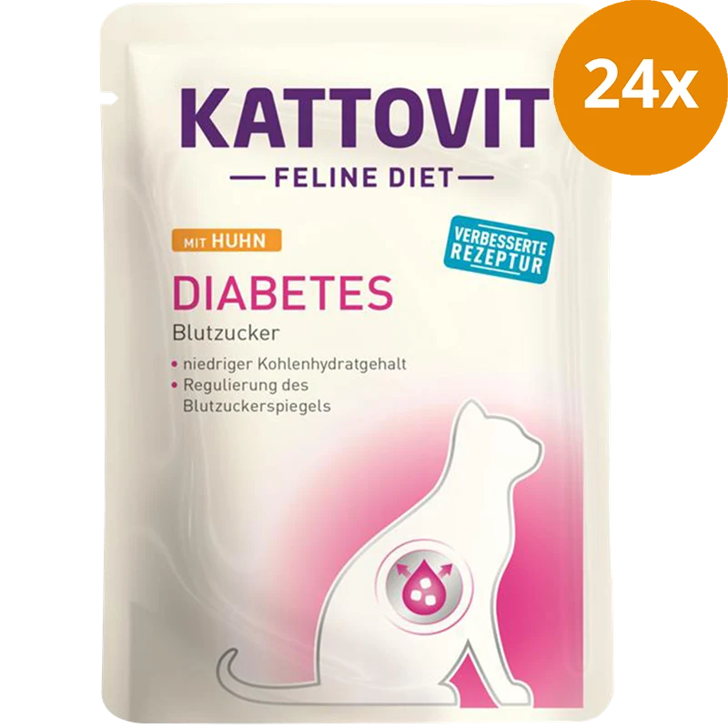 Kattovit Feline Diet Diabetes Huhn 85 g