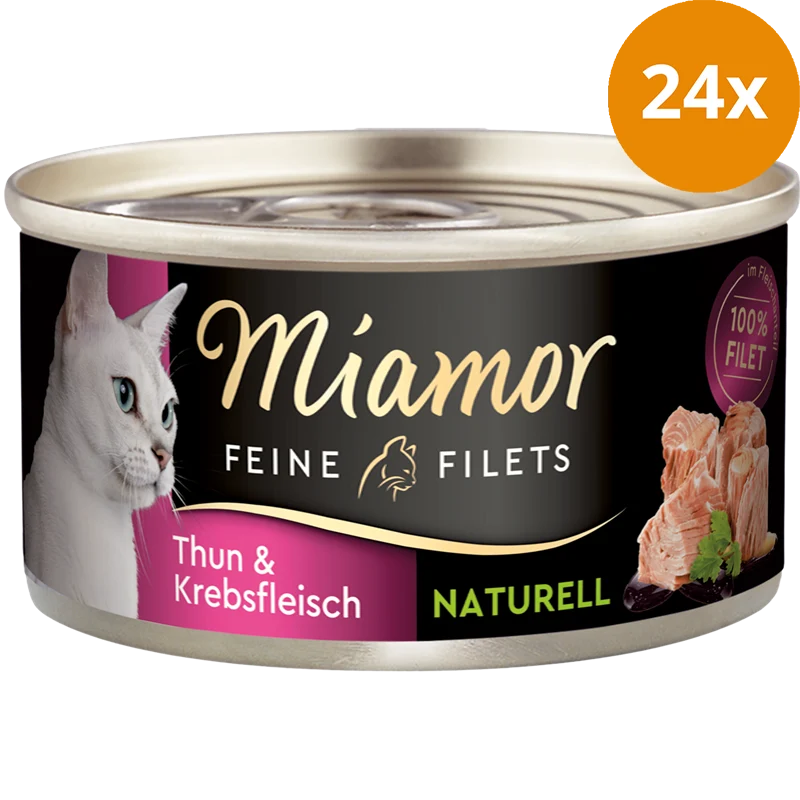 Miamor Feine Filets Naturelle Thunfisch & Krebs 80 g
