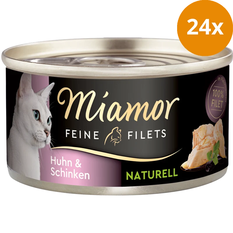 Miamor Feine Filets Naturelle Huhn & Schinken 80 g