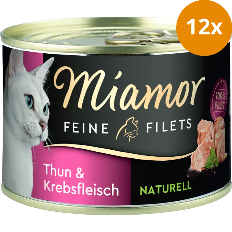 Miamor Feine Filets Naturelle Thunfisch & Krebsfleisch 156 g
