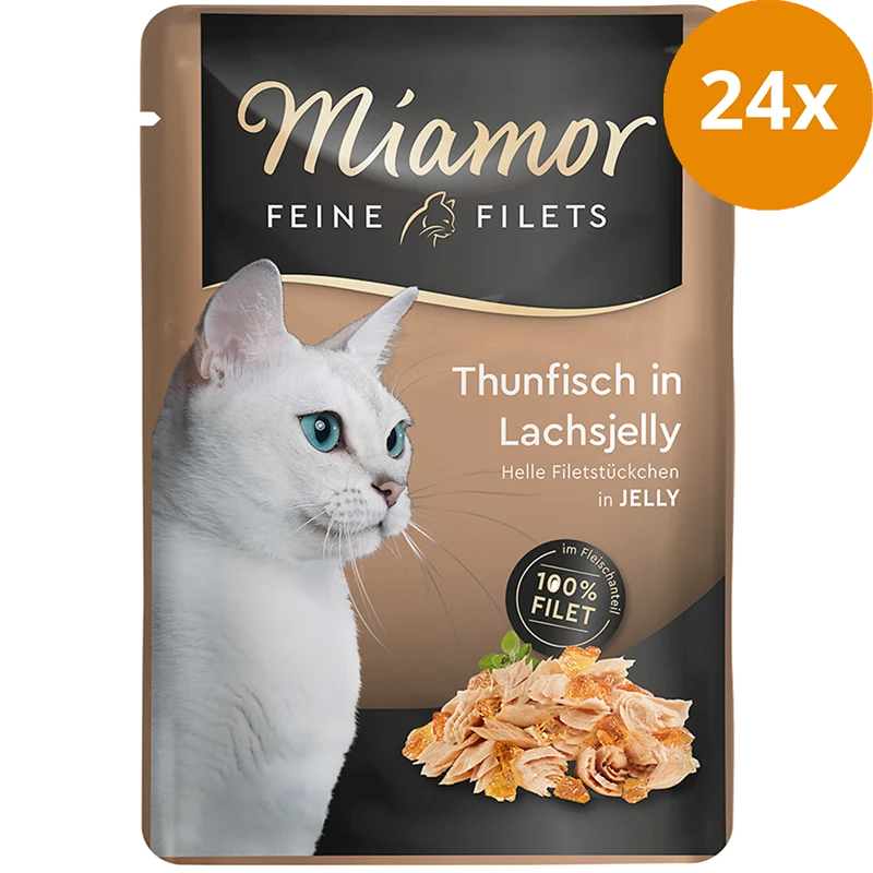 Miamor Feine Filets Thunfisch in Lachsjelly 100 g