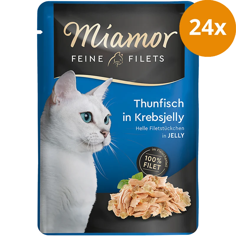 Miamor Feine Filets Thunfisch in Krebsjelly 100 g