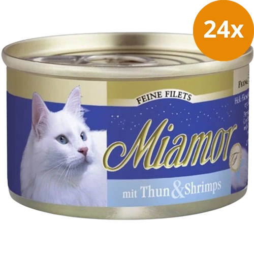 Miamor Feine Filets Thunfisch & Shrimps 100 g