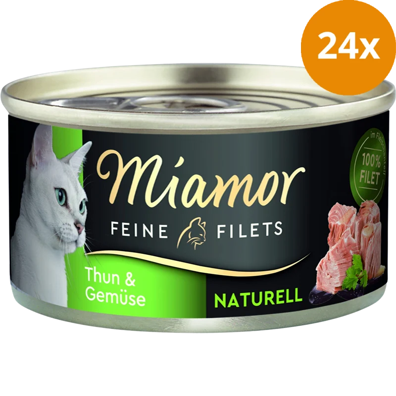 Miamor Feine Filet Naturell Thunfisch & Gemüse 80 g