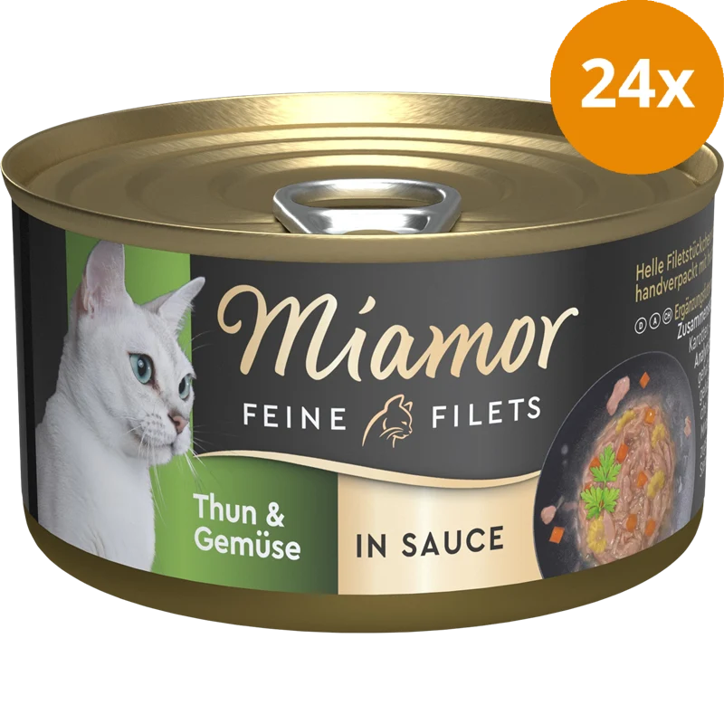 Miamor Feine Filet in Sauce Thunfisch & Gemüse 85 g
