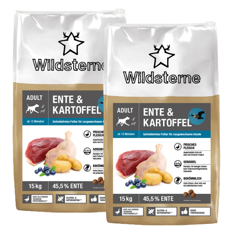 Wildsterne Ente & Kartoffel Adult