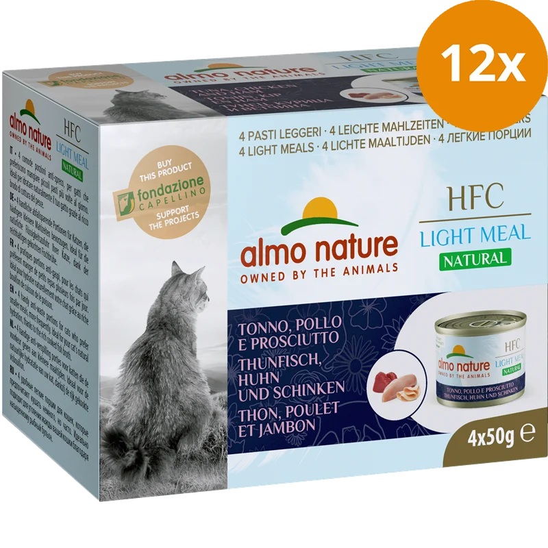 Almo Nature Dose MP Light Meal Thunfisch, Huhn, Schinken 200 g