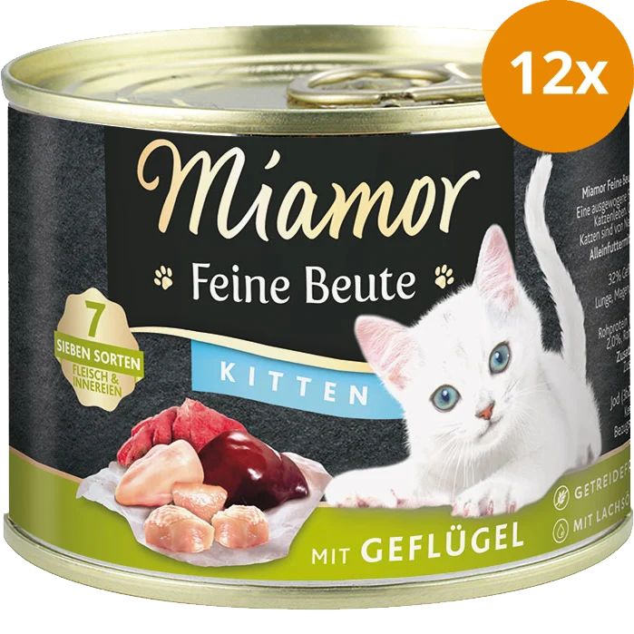 Miamor Dose Feine Beute Kitten Geflügel 185 g