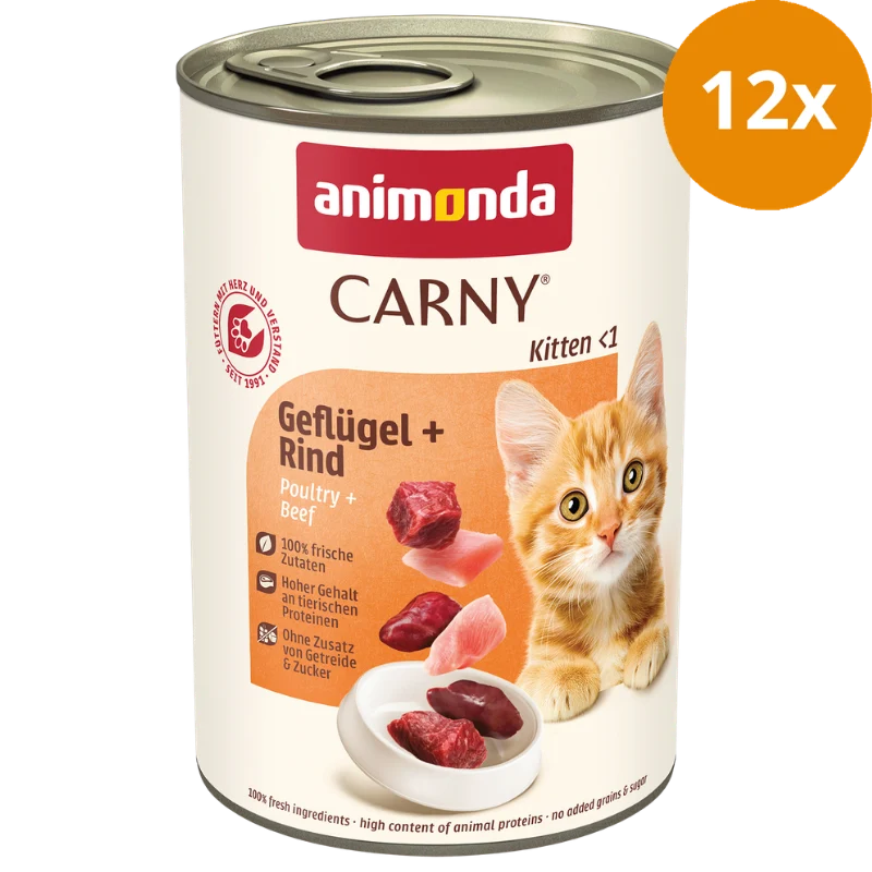 animonda Dose Carny Kitten Geflügel & Rind 400 g