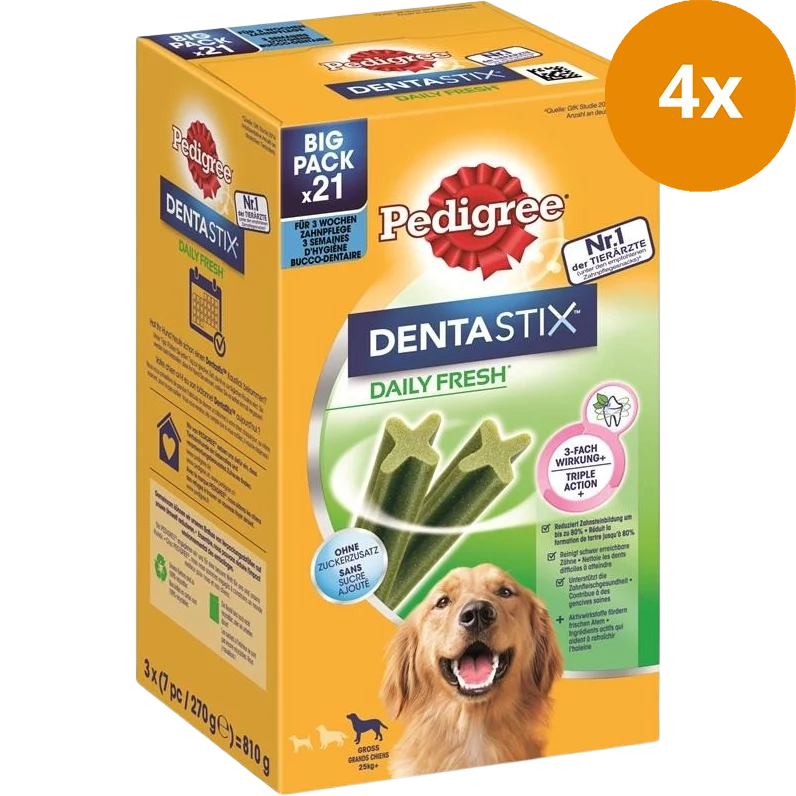 Pedigree Dentastix Daily Fresh für große Hunde 810 g