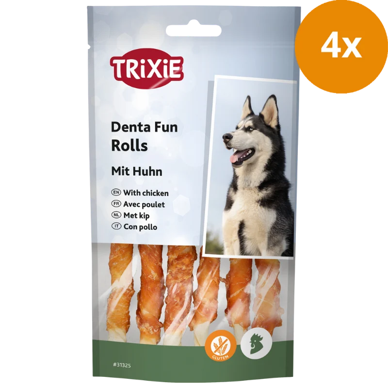 TRIXIE Denta Fun Kaurollen Huhn