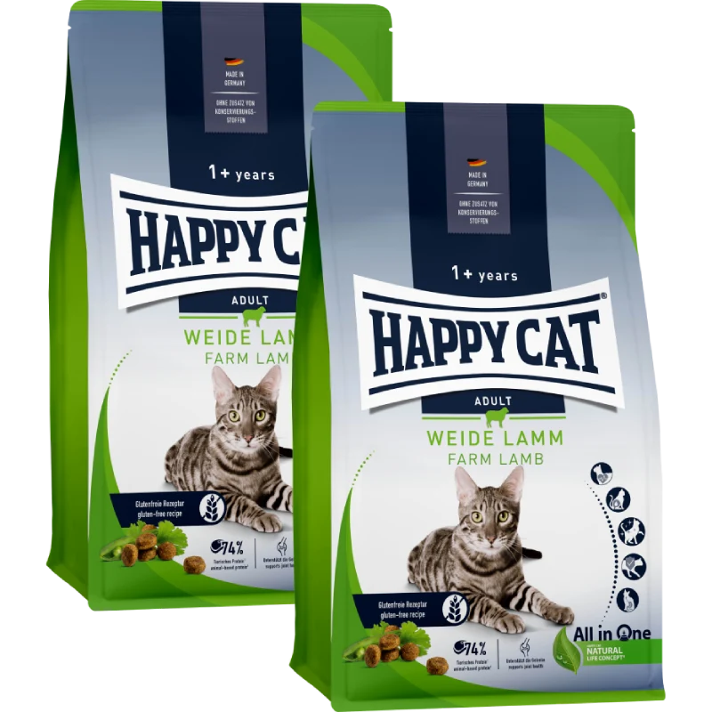 Sparpaket Happy Cat Culinary Weide Lamm 2 x 10 kg