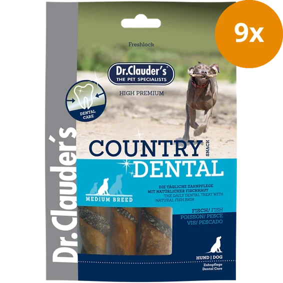 Dr.Clauder's Country Dental Snack Fisch Medium 100 g