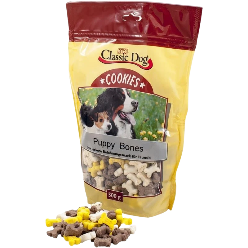BTG Classic Dog Cookies Puppy Bones 500 g