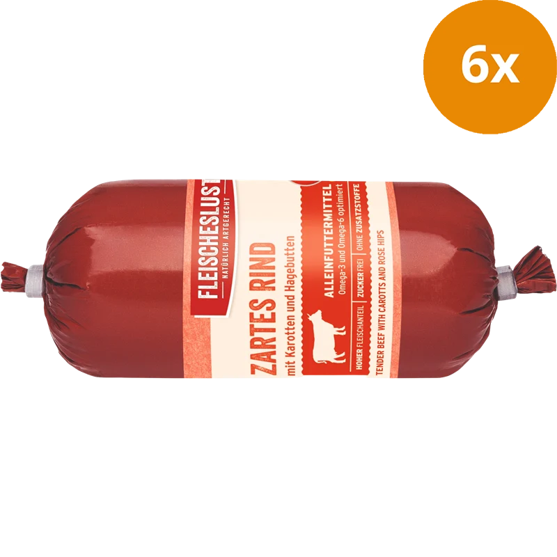 FLEISCHESLUST Classic Rind mit Karotten 200 g