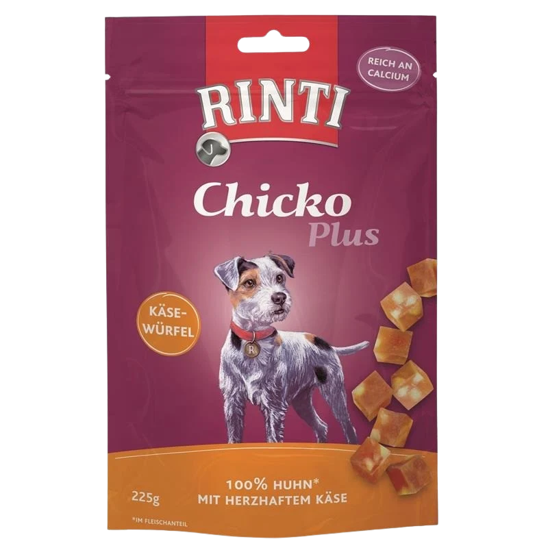 Rinti Chicko Plus Käsewürfel mit Huhn 225 g