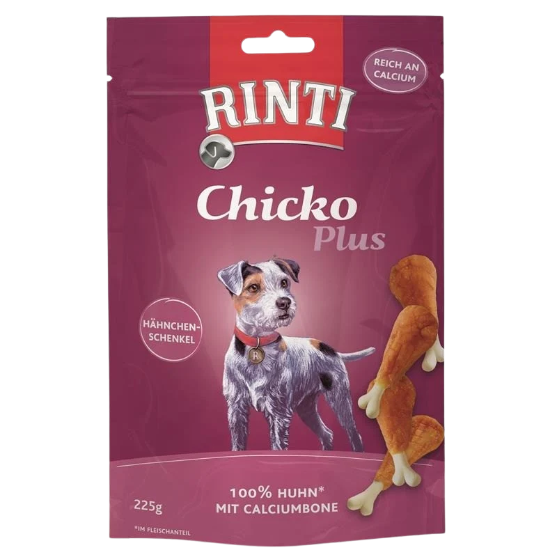 Rinti Chicko Plus Hühnchenschenkel mit Calciumbone 225 g