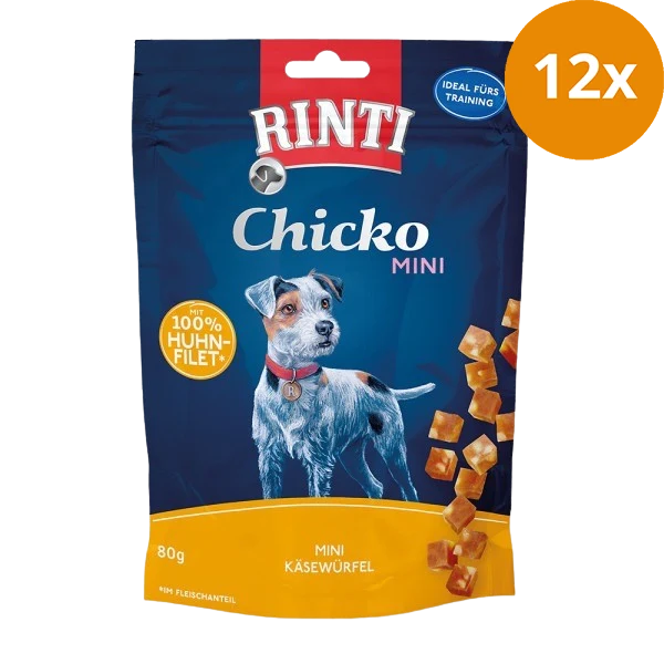 Rinti Chicko Mini Käsewürfel Huhn 80 g
