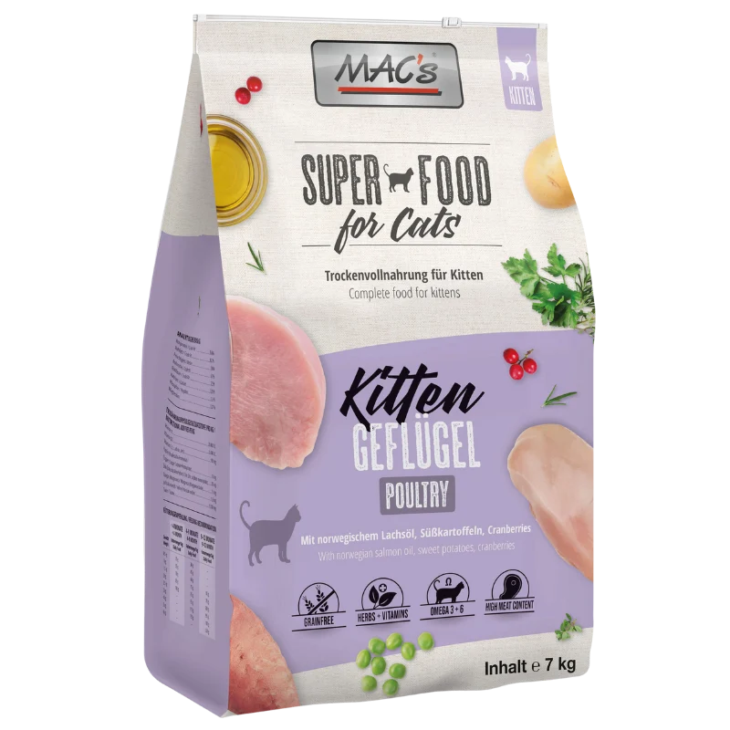 MAC's Cat Superfood Kitten Geflügel