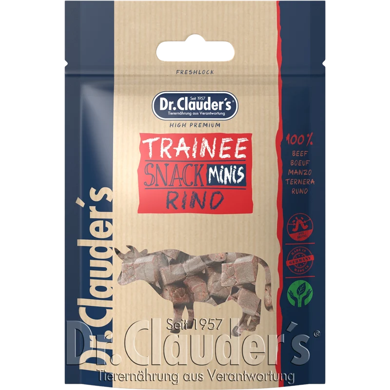 Dr.Clauder's Dog Trainee Snack Minis Rind 50 g